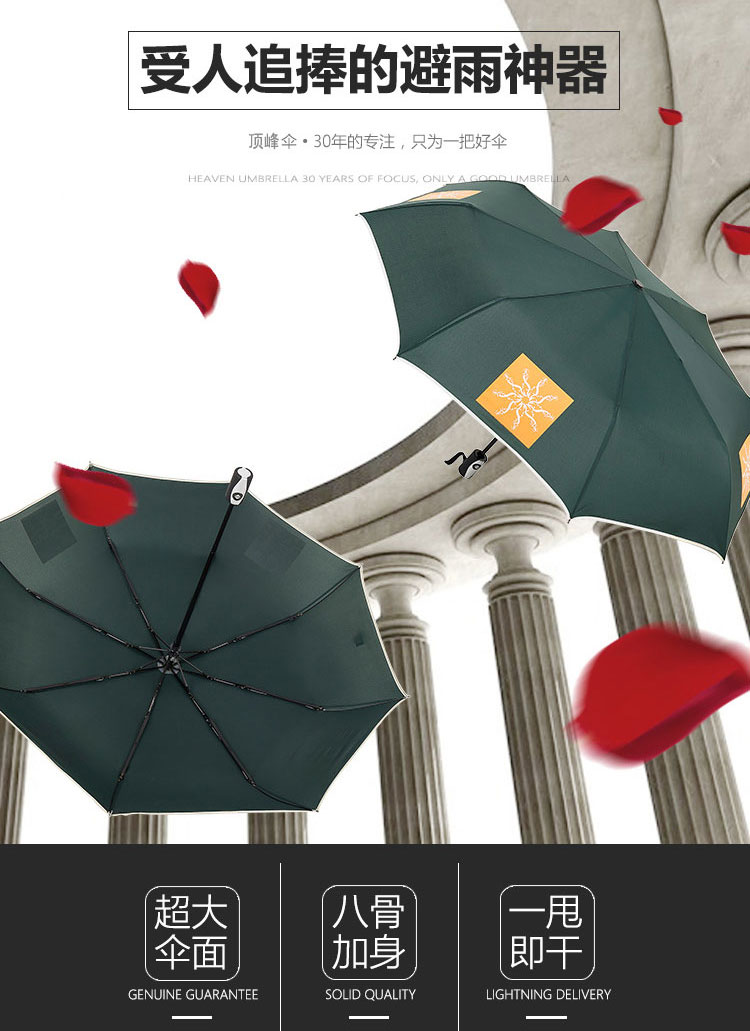 22寸全自动礼品广告折叠伞